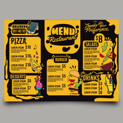 منو رستوران