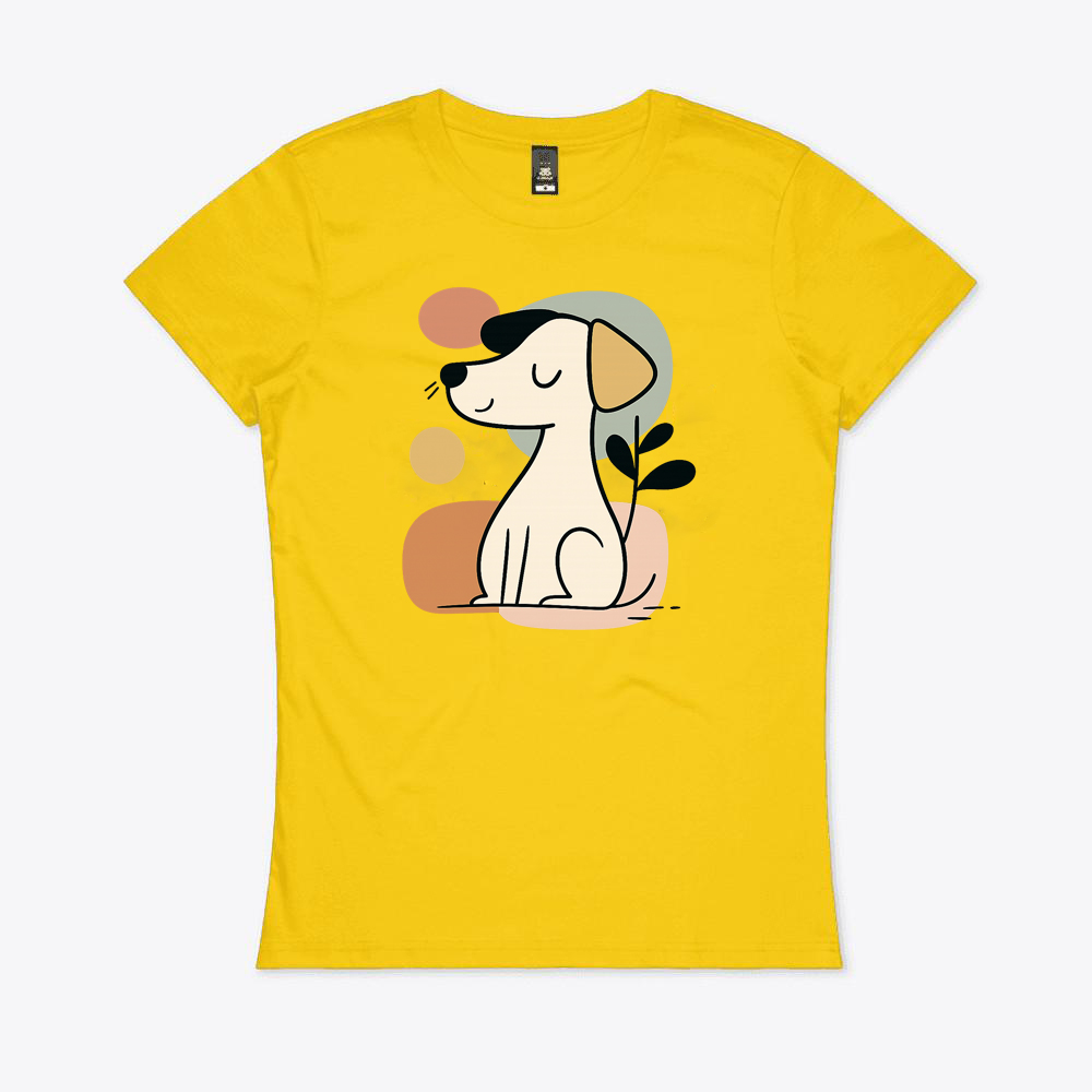 طرح png لباس تیشرت و هودی طرح هنری سگ