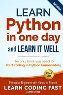 Learn Python in One Day and Learn It Well-کتاب انگلیسی