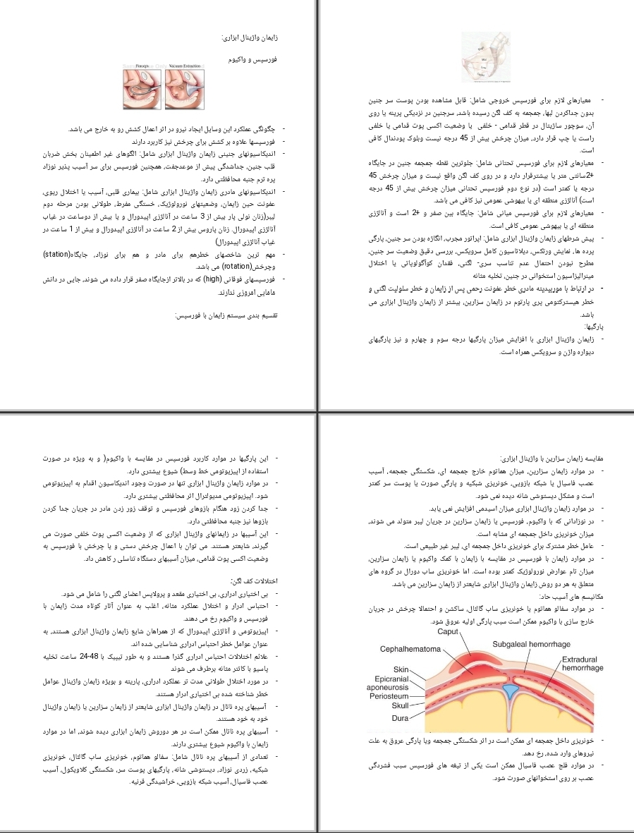 جزوه زایمان واژینال ابزاری