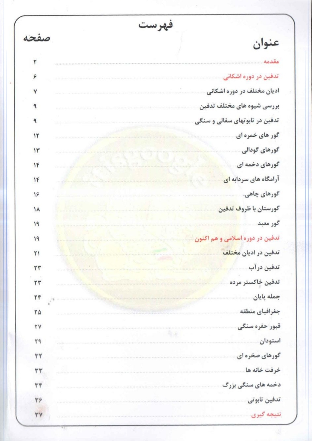 آیین ها و روش های تدفین