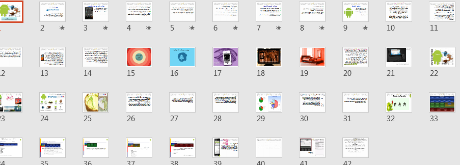   پاورپوینت سیستم عامل اندروید