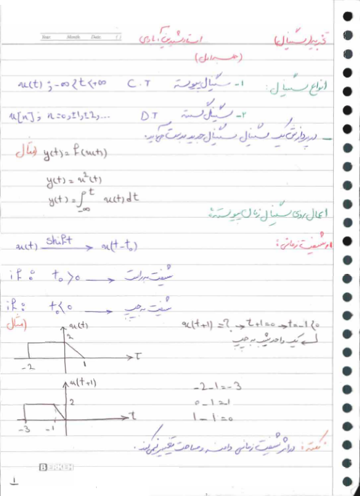 📝جزوه: سیگنال          🖊استاد: شیرین آبادی                (نسخه کامل)✅