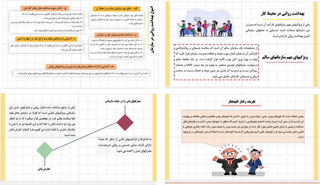 پاورپوینت بهداشت روانی در محیط کار(روانشناسی)