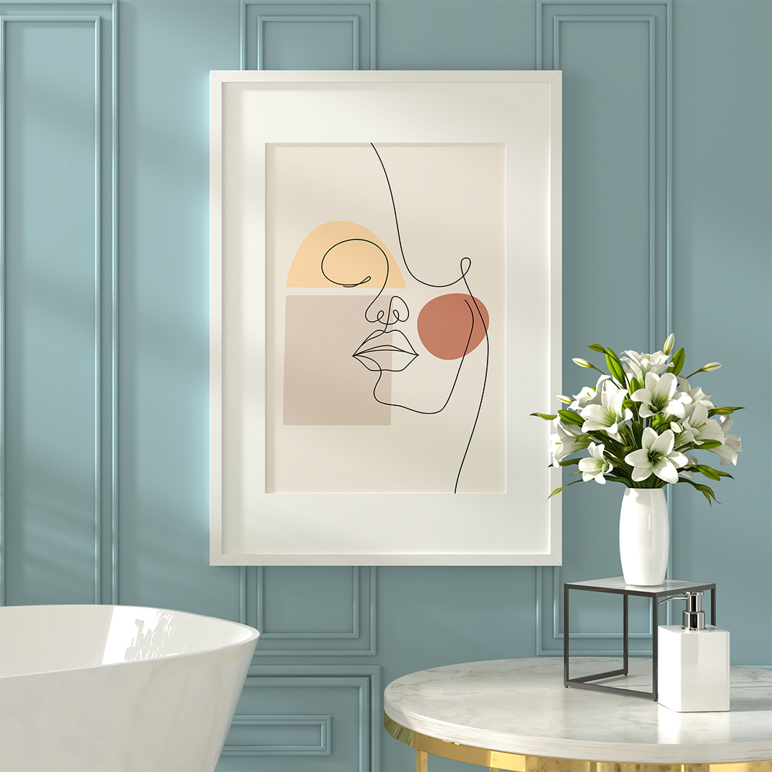 طرح تابلو مینیمال Art_V013