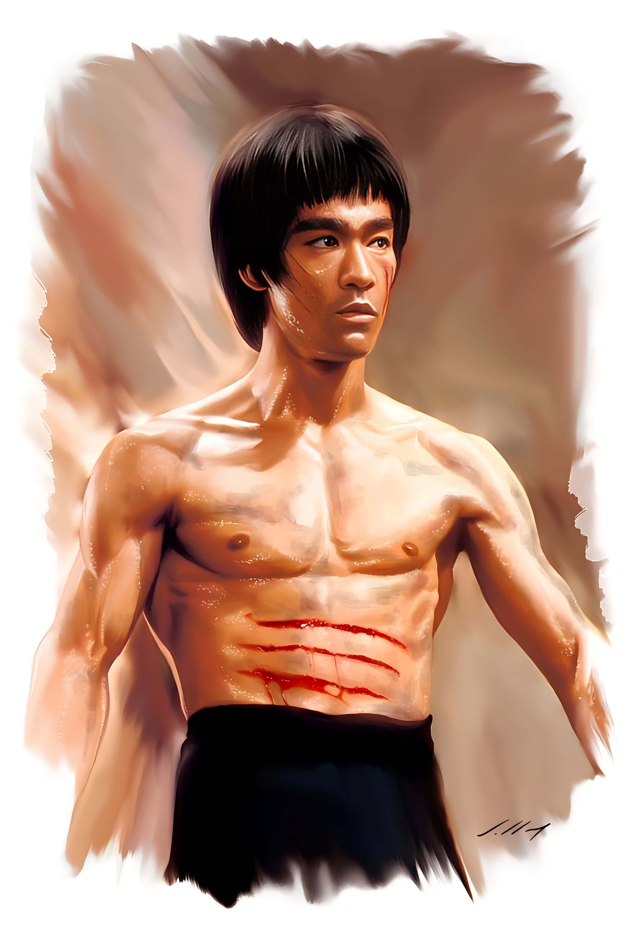 عکس باکیفیت بروس‌لی