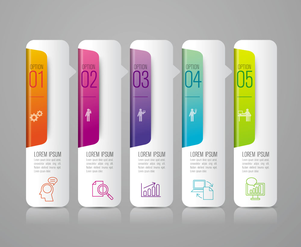 اینفوگرافیک مراحل انجام کار و تحقیقات