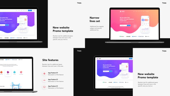 پروژه آماده افترافکت : معرفی وب سایت Targa – Website Promo