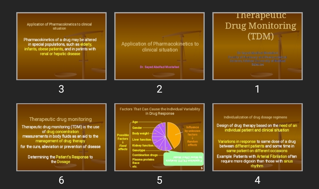 پاورپوینت Therapeutic Drug Monitoring (TDM)