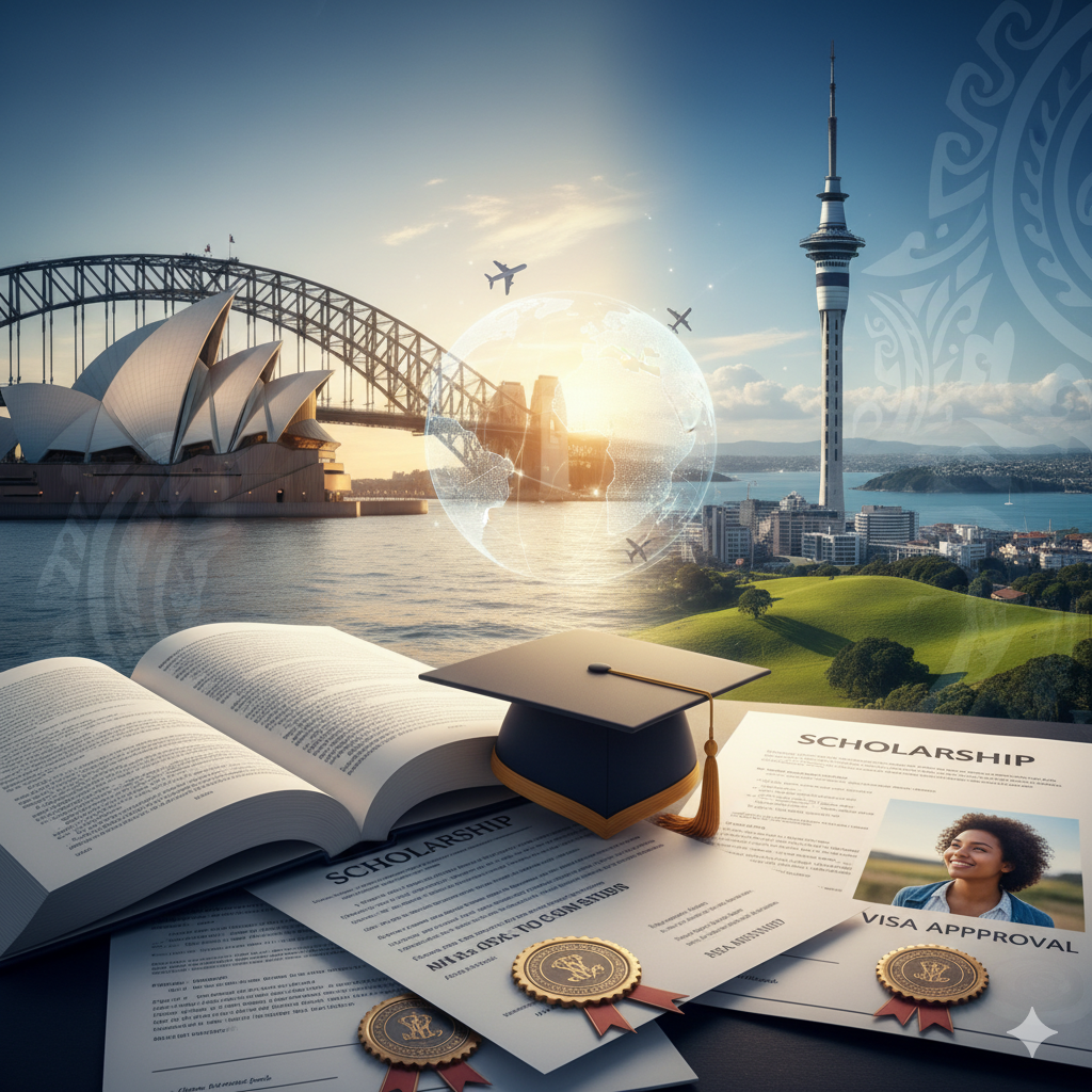 اپلای، بورسیه و ویزای استرالیا و نیوزلند