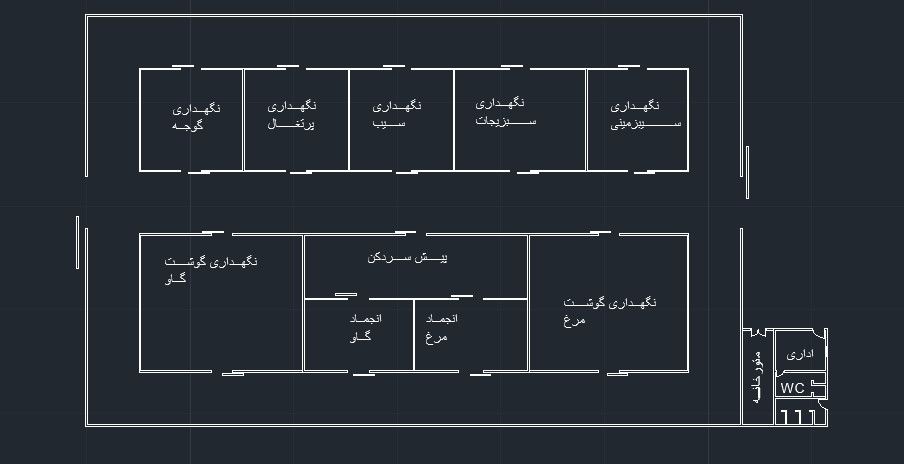 پروژه طراحی سردخانه