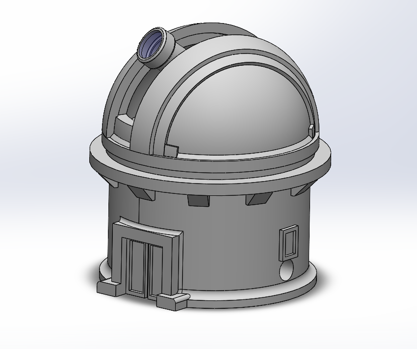 رصد خانه کامل برای ساخت با پرینت سه بعدی