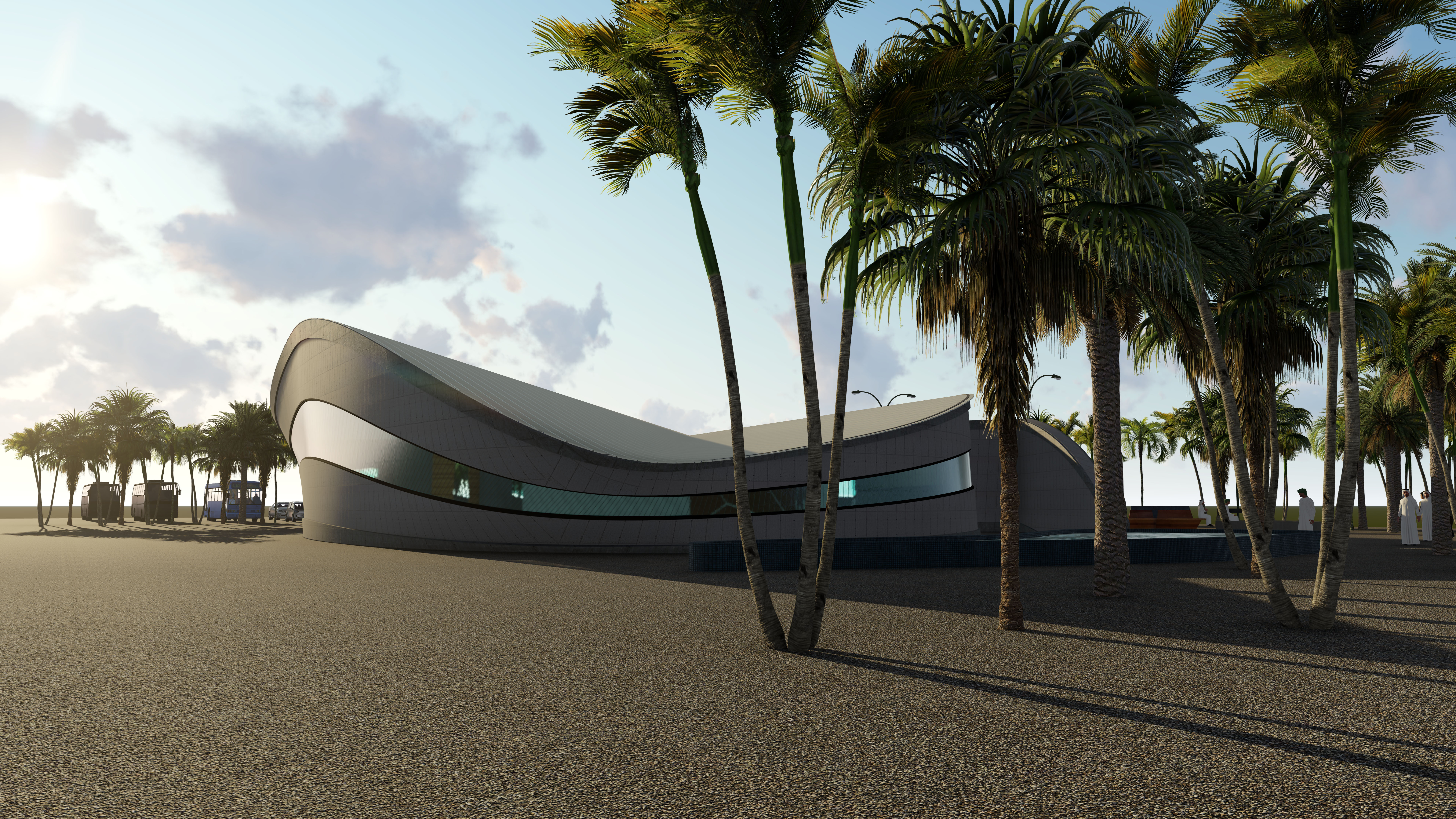 پروژه معماری طراحی موکب در مسیر نجف کربلا