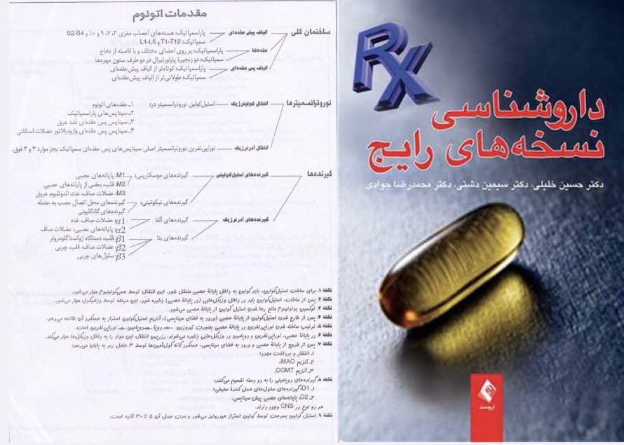 جزوه یادگیری آسان داروشناسی وبصورت شکل نموداری .pdf