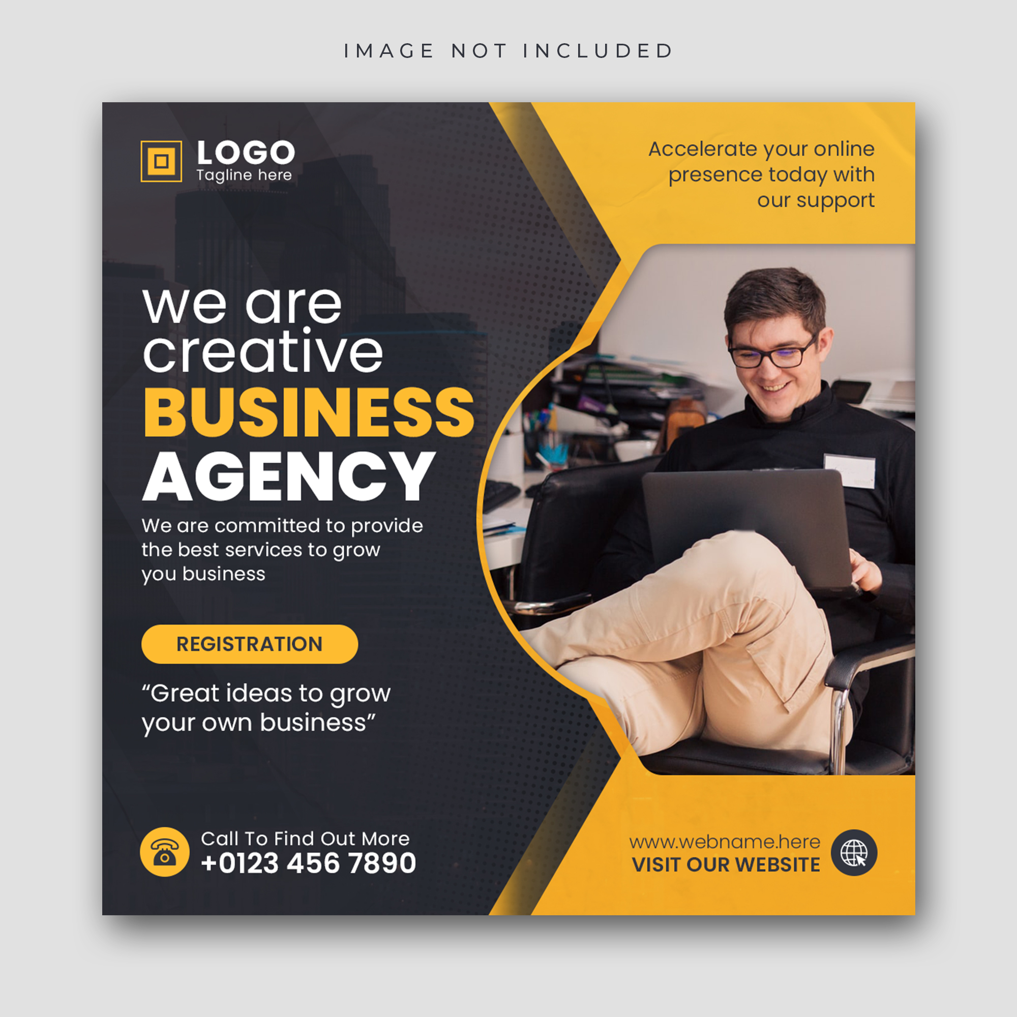 قالب لایه باز اینستاگرام