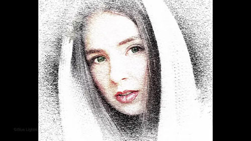 آموزش تکنیک‌های فتوشاپ (ایجاد تصویر برفکی)