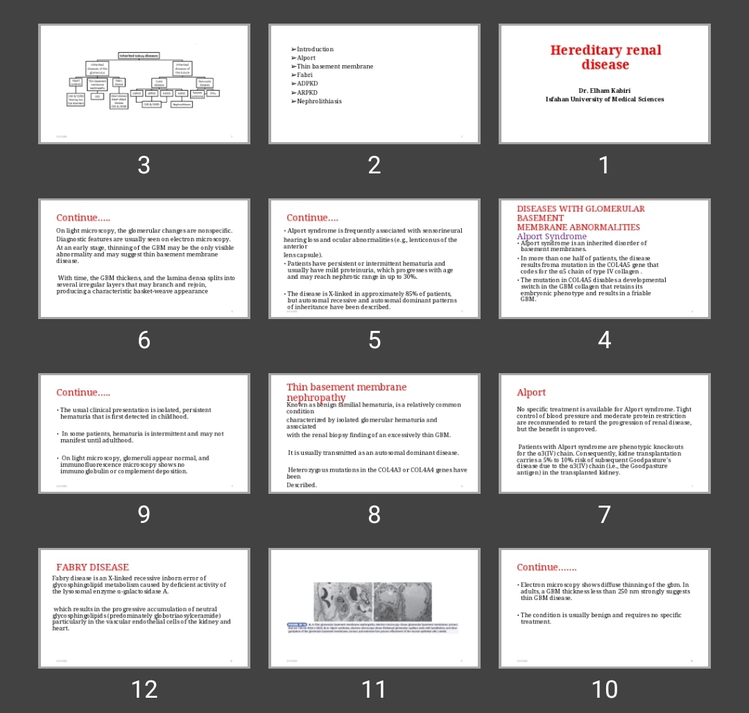 پاورپوینت Hereditary renal disease