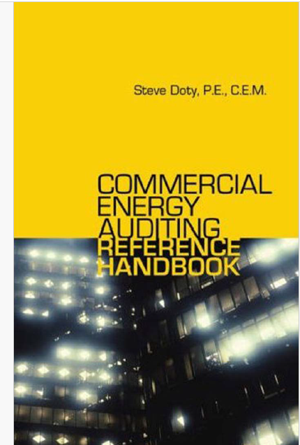 Commercial energy auditing reference handbook