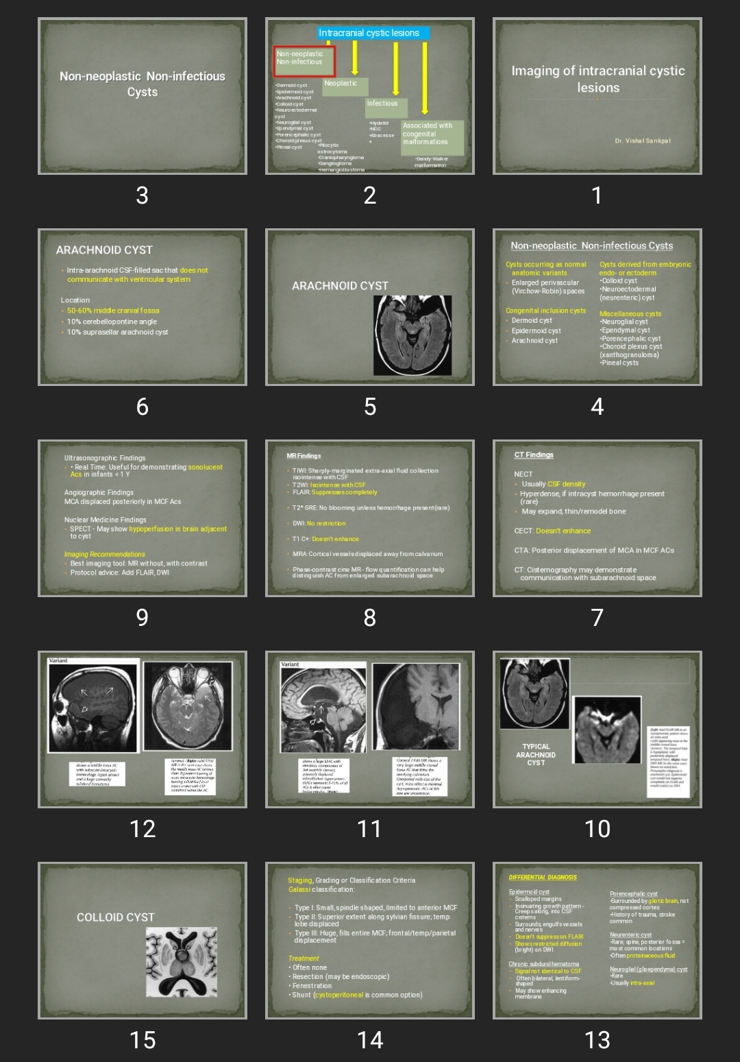 پاورپوینت Imaging of intracranial cystic lesions