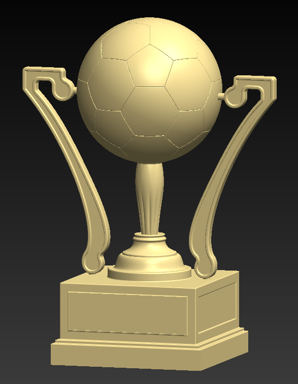 جام فوتبال پرینت سه بعدی