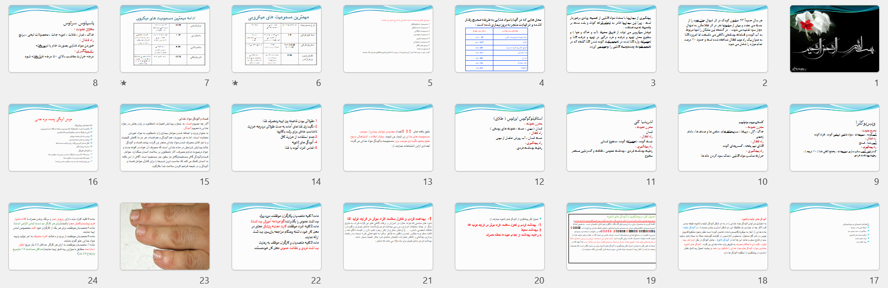 پاورپوینت بهداشت آشپزخانه و رستوران