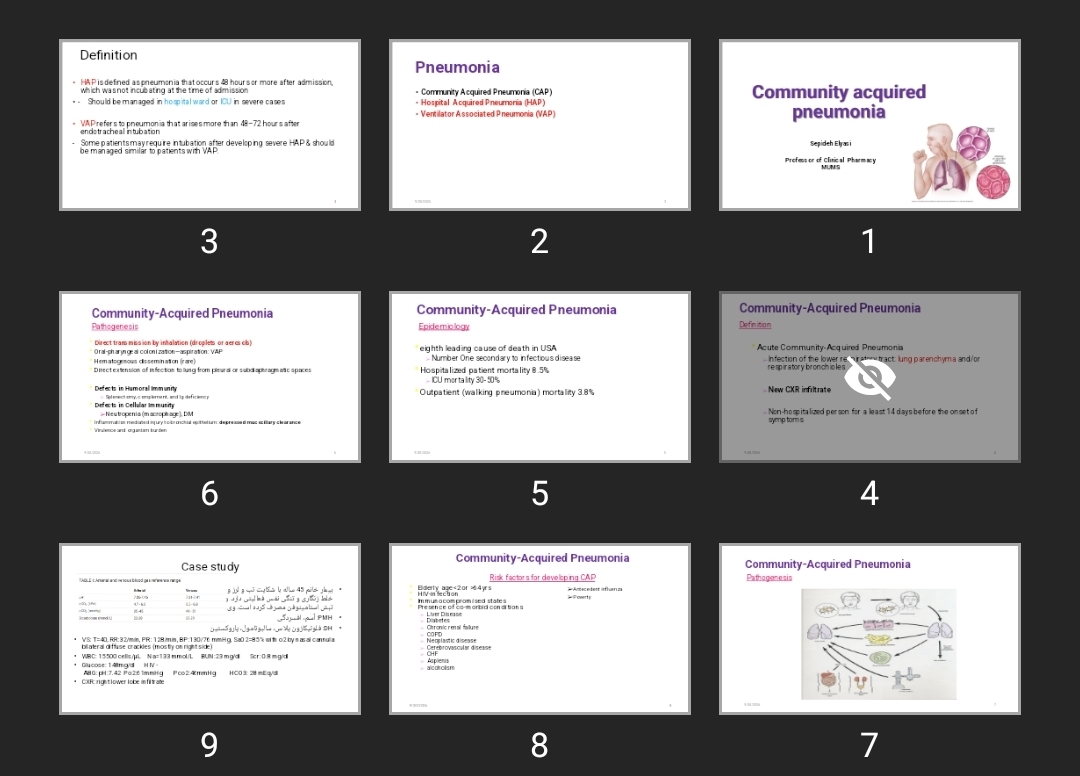 پاورپوینت    Community acquired pneumonia