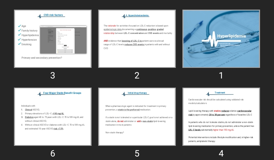 پاورپوینت Hyperlipidemia