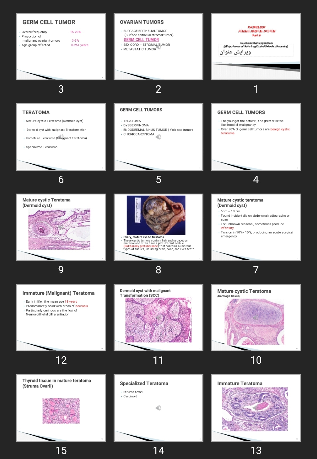پاورپوینت PATHOLOGY FEMALE GENITAL SYSTEM Part 4