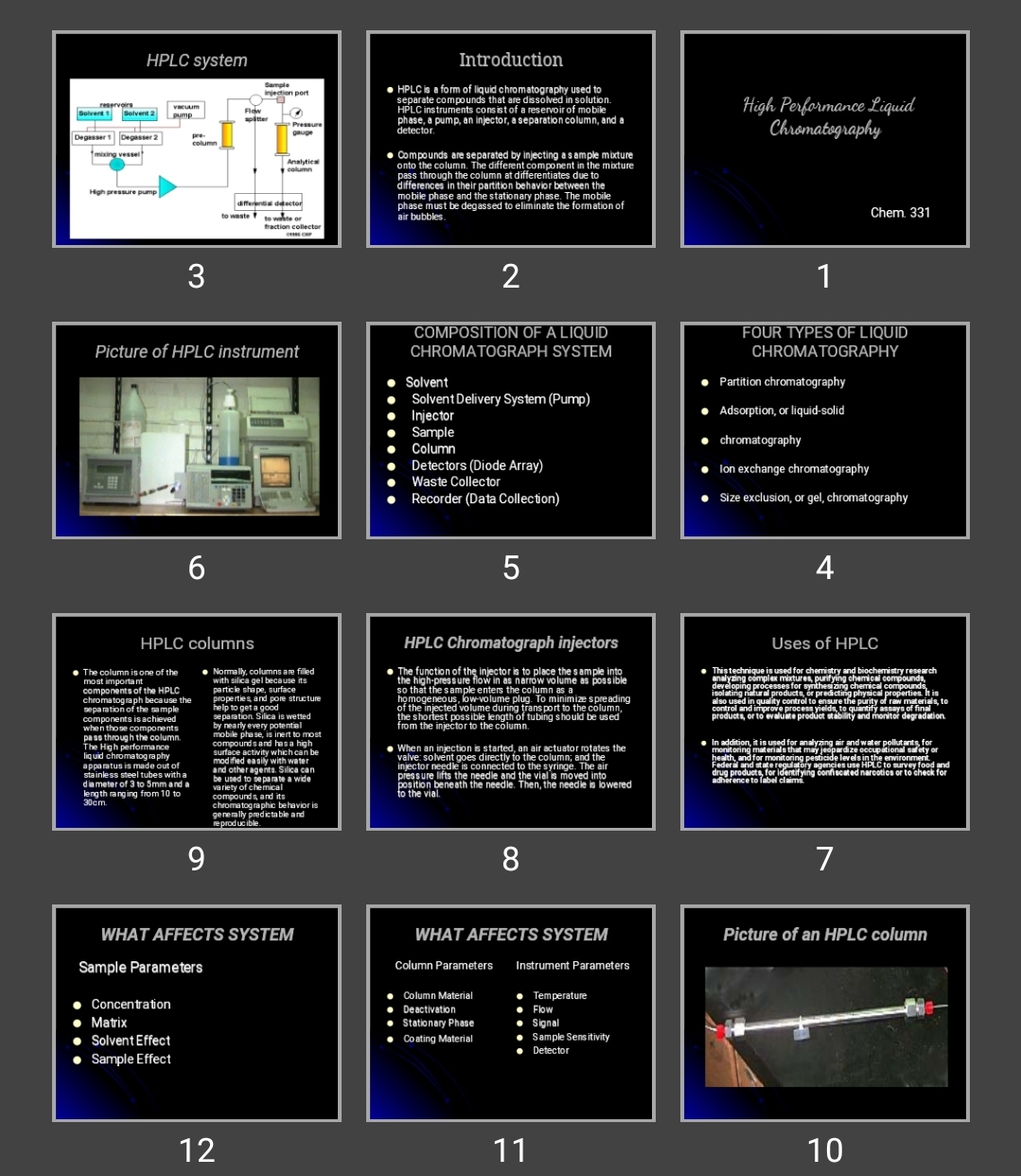 پاورپوینت High Performance Liquid Chromatography