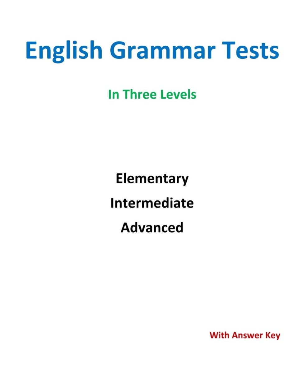 English Grammar Tests