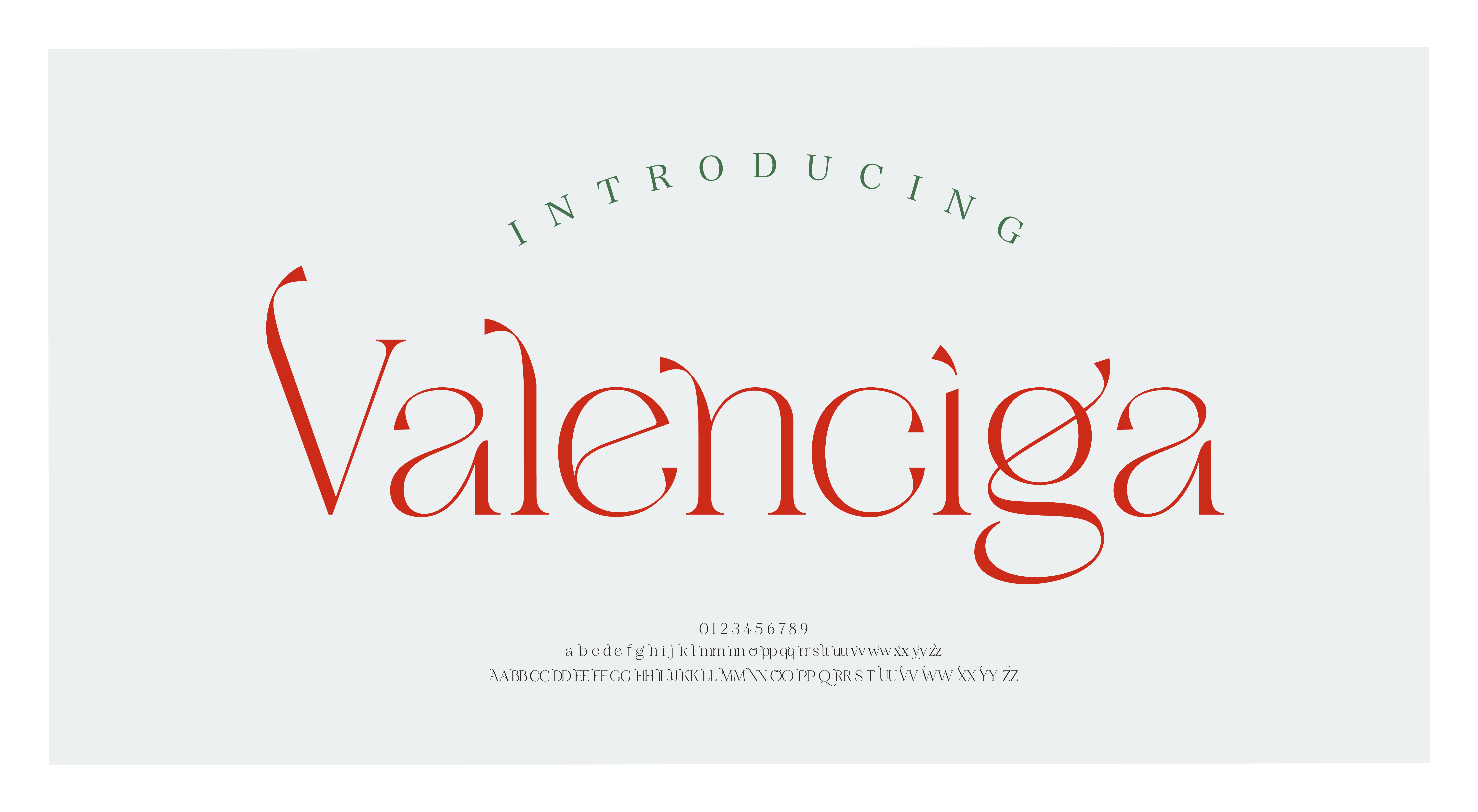 تایپوگرافی حروف انگلیسی