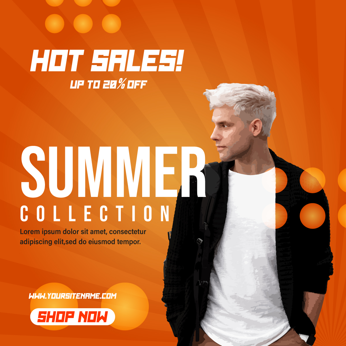 قالب پست اینستاگرام