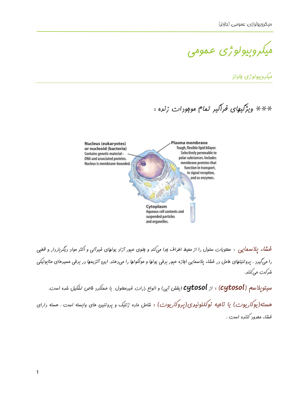 (نسخه کامل)✅           📝جزوه: میکروبیولوژی عمومی