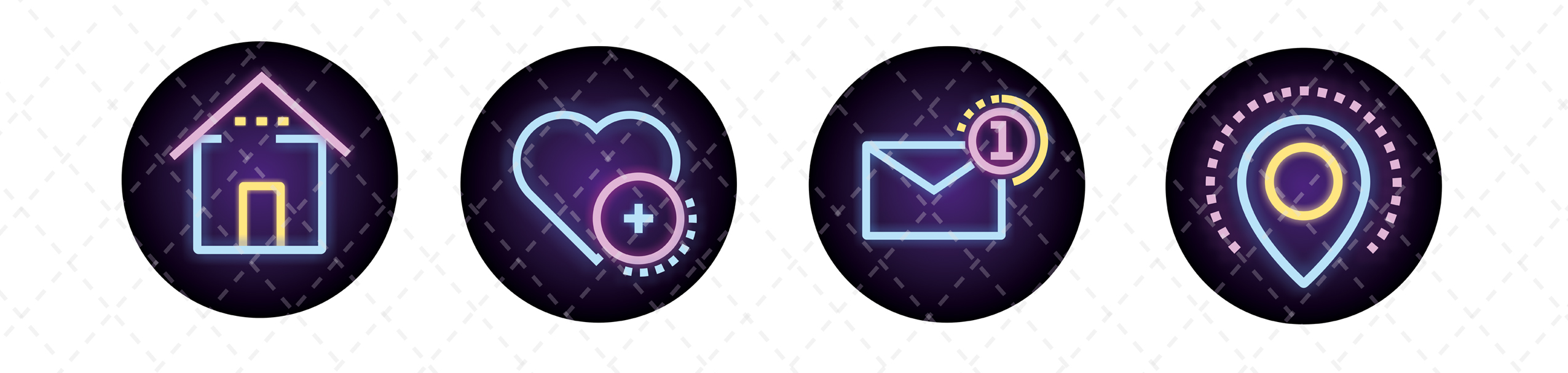 پک 4 آیکون هایلایت اینستاگرام