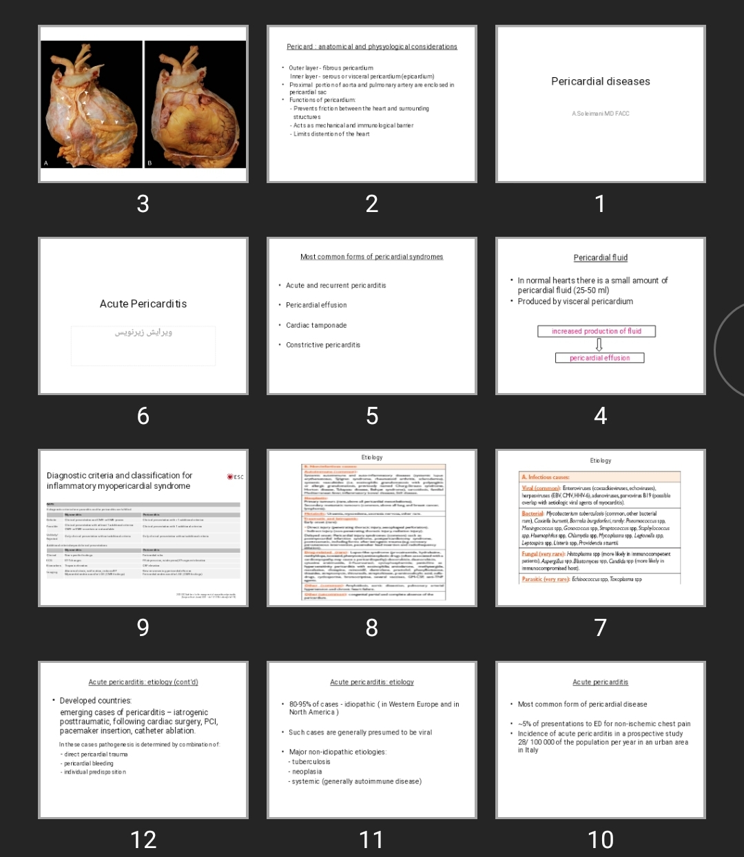 پاورپوینت Pericardial diseases