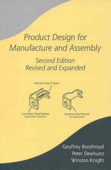 Product Design for Manufacture and Assembly-کتاب انگلیسی
