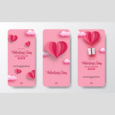 3قالب استوری رنگ صورتی