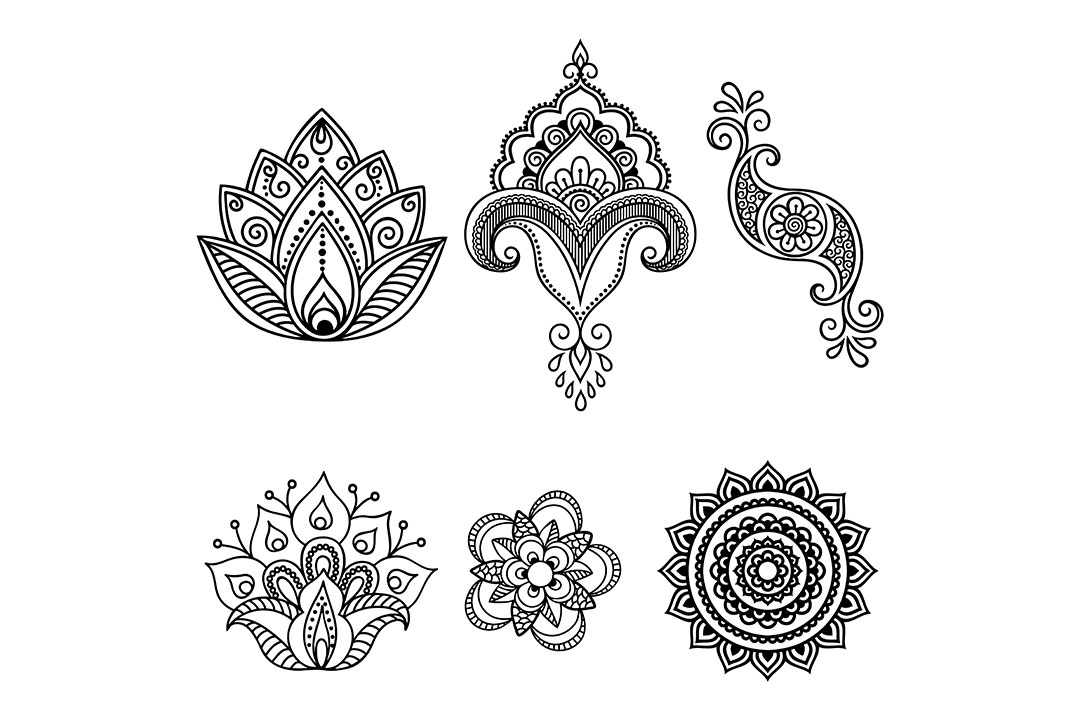 طرح اسلمی دور قاب ماندلا