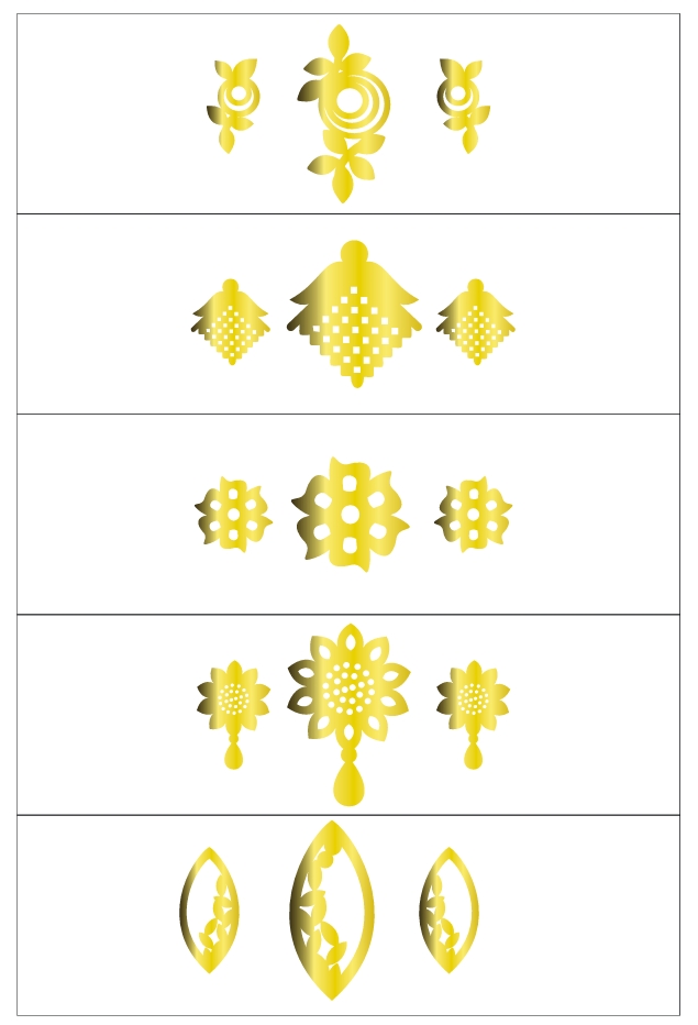 ست لیزری طلا پک 1