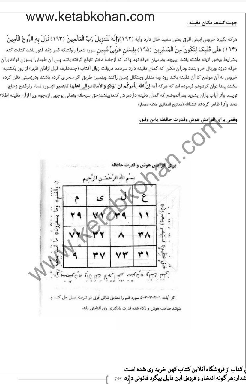 دانلود کتاب مجربات حانون pdf