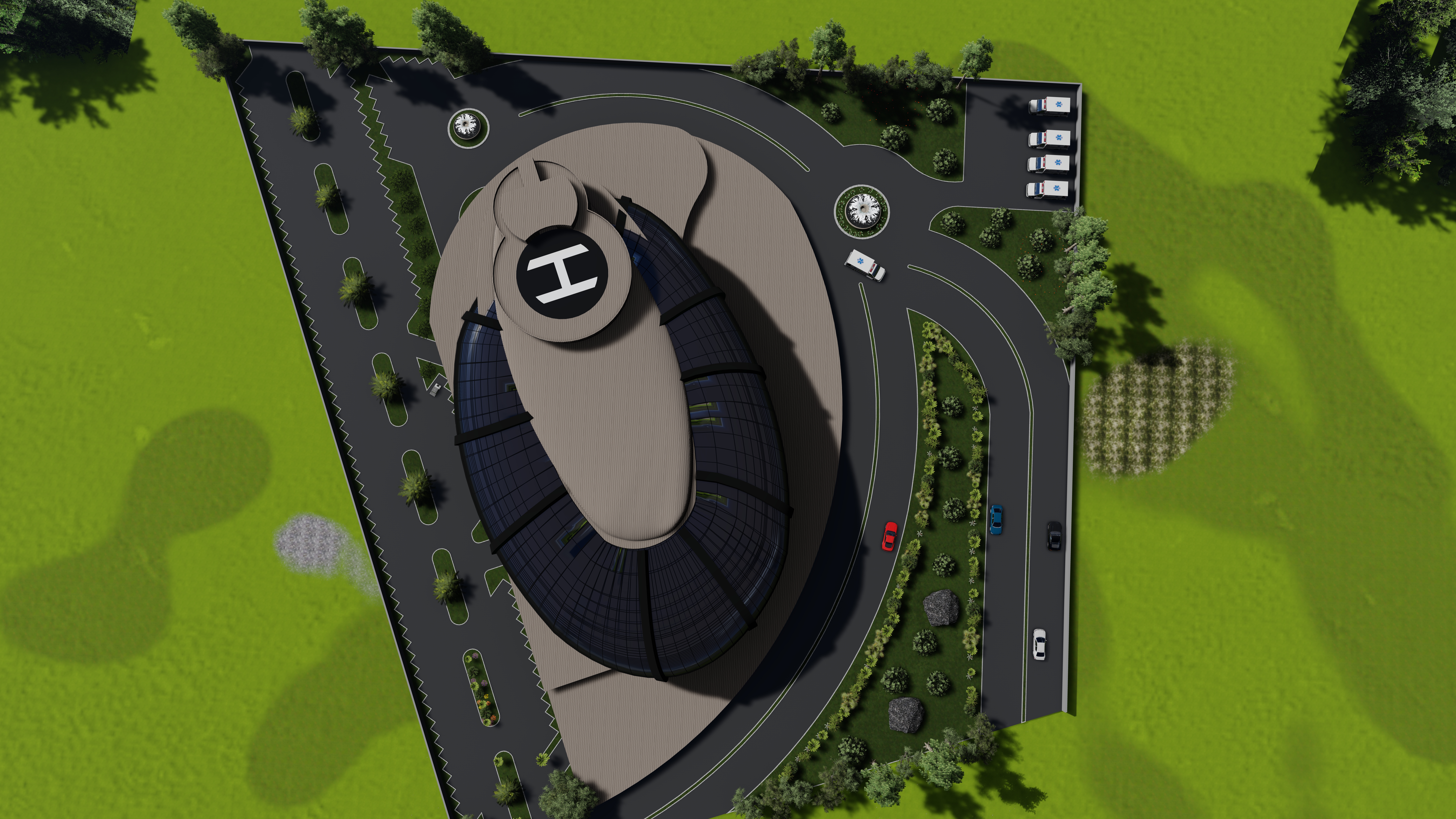 فایل کامل طرح 4 بیمارستان کودکان