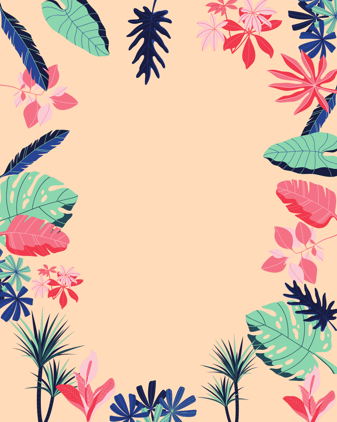 قالب اینستا و لوگو آنلاین شاپ با تم هاوایی