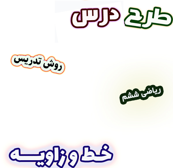 طرح درس و روش تدریس ریاضی ششم، فصل 5: خط و زاویه