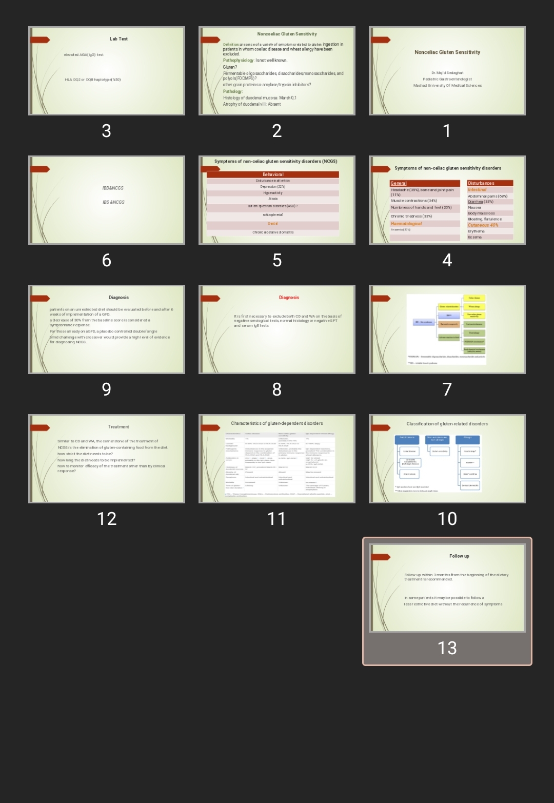 پاورپوینت Nonceliac Gluten Sensitivity