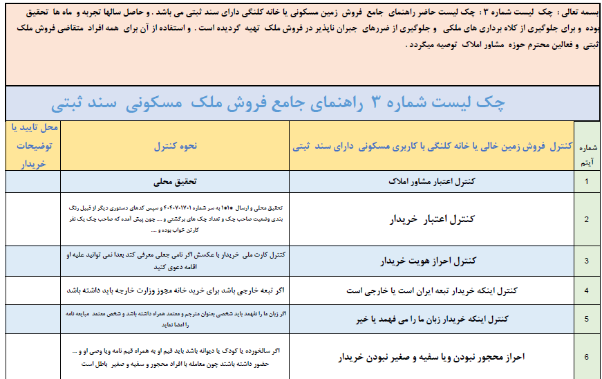 نکات حقوقی و مهم در فروش ملک یا خانه کلنگی سند ثبتی ( 80 نکته میلیاردی )