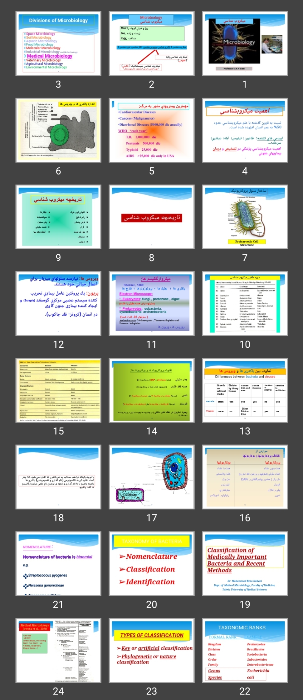 پاورپوینت ميكروب شناسی پرستاری