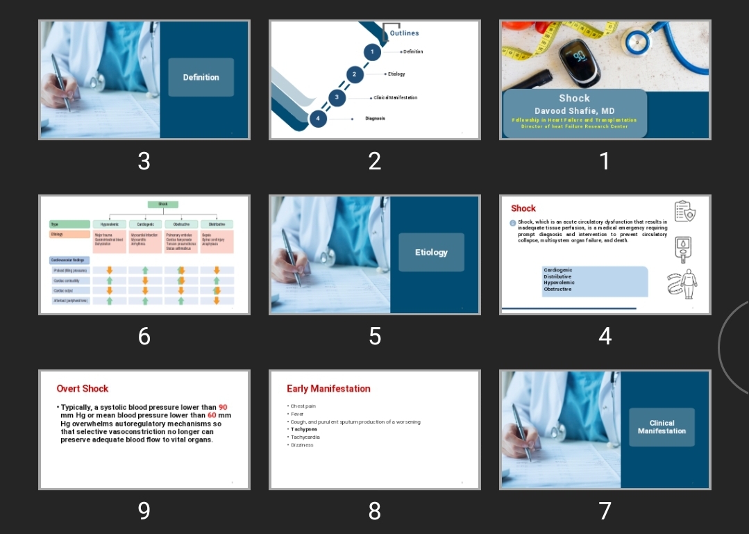 پاورپوینت Shock