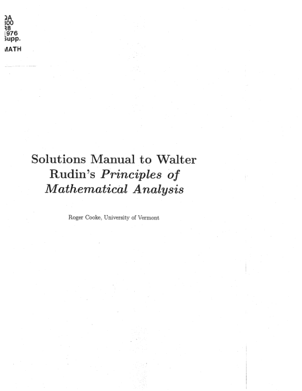 (نسخه کامل)✅           📝جزوه: solution manual mathematinal analystic