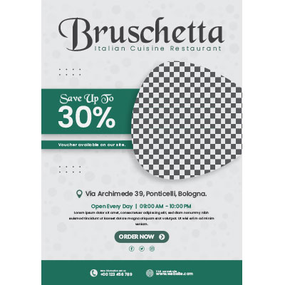 تراکت شرکتی رنگ سبز