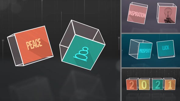 پروژه آماده افترافکت : تبریک سال نو New Year Greetings